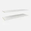 2 półki białe do szafy ADBOX 100 cm