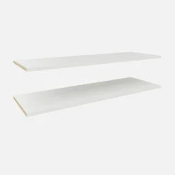 2 półki białe do szafy ADBOX 100 cm