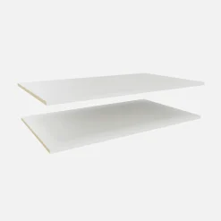 2 półki białe do szafy ADBOX 100 cm