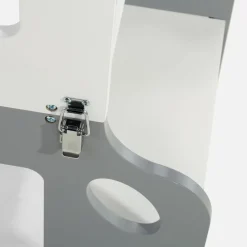 2 w 1 pomocnik i stolik dziecięcy GUSISI szaro-biały