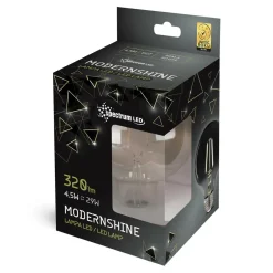 Żarówka LED E27 4,5W barwa neutralna GLOB G125 COG MODERNSHINE SPECTRUM