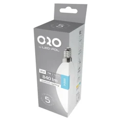 Żarówka LED E14 7W barwa zimna ORO-PREMIUM-E14-C37-7W-XP