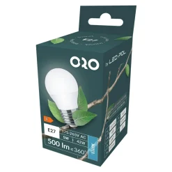 Żarówka LED E27 5W barwa zimna ORO-E27-G45-TOTO-5W-CW