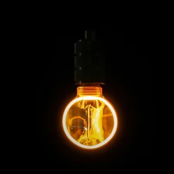 Żarówka LED G80 SERIA ZERO E27 4W AMBER barwa ciepła SZ61039