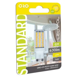 Żarówka LED G9 4,8W barwa ciepła ORO-G9-PETIT-4,8W-WW