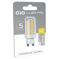 Żarówka LED G9 4W barwa ciepła ORO-G9-PREMIUM-4W-WW