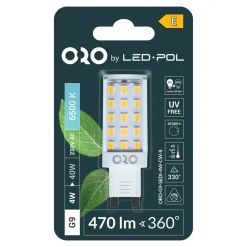 Żarówka LED ORO-G9-SEDI-4W-CW-II barwa zimna
