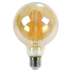 Żarówka ozdobna LED E27 6W barwa ciepła ORO-E27-G125-FL-AMBER-6W