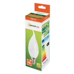 Żarówka ozdobna LED E14 4W świecowa barwa ciepła DECO