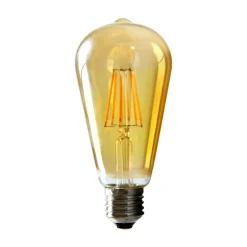 Żarówka ozdobna retro LED E27 4W barwa ciepła ORO-E27-ST64-FL-AMBER-4W