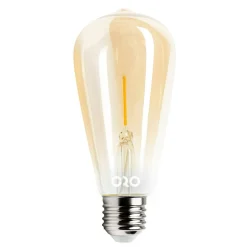 Żarówka ozdobna retro LED E27 1,3W barwa ciepła ORO-E27-ST64-FL-AMBER-1,3W-WW