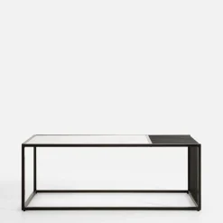 Ława IVEN II ze szklanym blatem