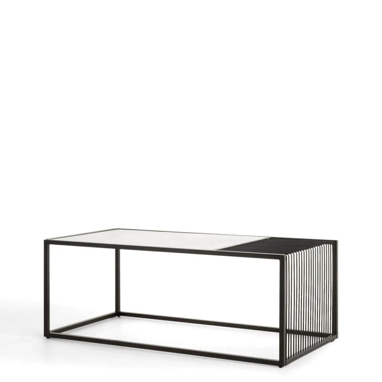 Ława IVEN II ze szklanym blatem