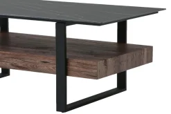 Ława nowoczesna z kamiennym blatem BIVIO