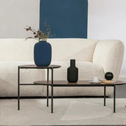 Ława owalna z 2 blatami EXFURNI