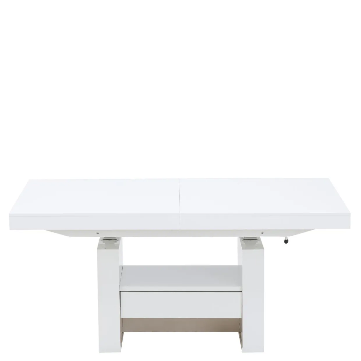 Ławostół z szufladą AVERSA LUX połysk biały