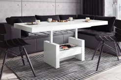 Ławostół z szufladą AVERSA LUX połysk biały