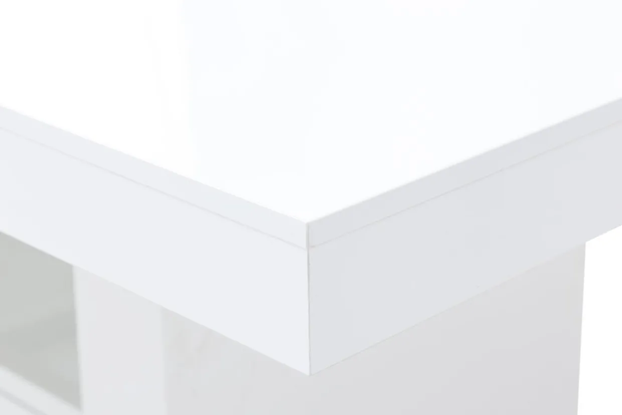 Ławostół z szufladą AVERSA LUX połysk biały