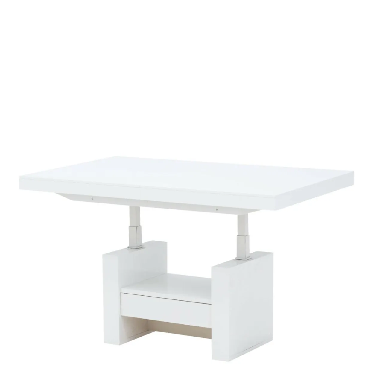 Ławostół z szufladą AVERSA LUX połysk biały