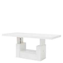 Ławostół z szufladą MALAGA MAT biały