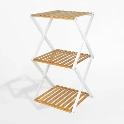 Bambusowa półka rozkładana 37,5x33x67 cm
