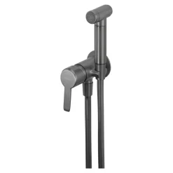 Bateria bidetowa podtynkowa ze słuchawką typu bidetta titanium ARNIKA