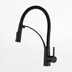 Bateria elastyczna 2 strumienie wody czarna LAVEO RATIO