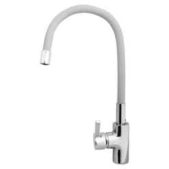 Bateria kuchenna z elastyczną wylewką szary beton HERA