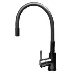 Bateria kuchenna z elastyczną wylewką czarna HERA