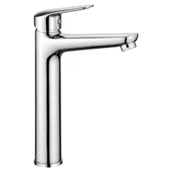 Bateria umywalkowa wysoka chrom BORO