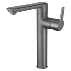 Bateria umywalkowa wysoka BQA D20K titanium ARNIKA