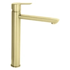 Bateria umywalkowa wysoka BQA R20N złoto szczotkowane ARNIKA