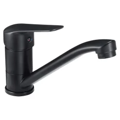 Bateria umywalkowa z obrotową wylewką nero BORO