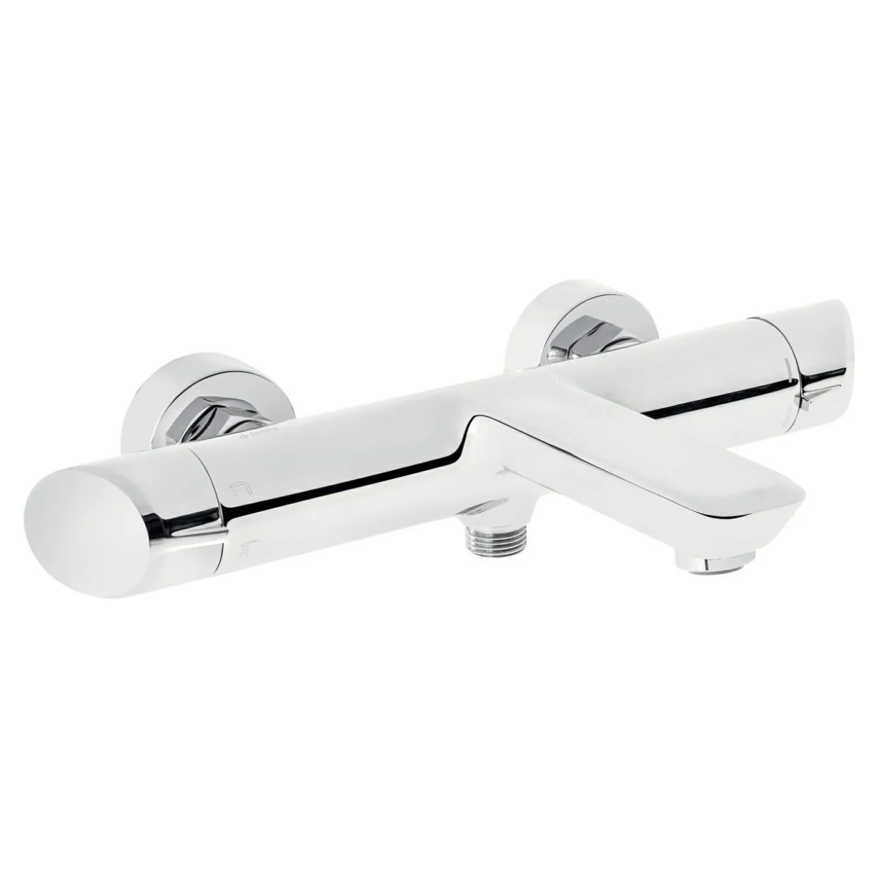 Bateria wannowa ścienna chrom ARNIKA