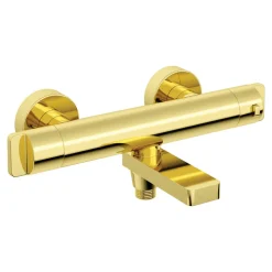 Bateria wannowa termostatyczna złota ALPINIA