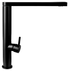 Bateria z obrotową wylewką czarna TRIGONO