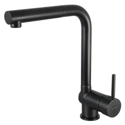 Bateria z wyciąganą wylewką czarna ASTER BCA N73M