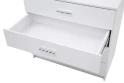 Biała komoda MARSYLIA połysk