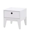 Biała szafka nocna dla nastolatka FEMII