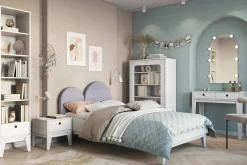 Biała szafka nocna dla nastolatka FEMII