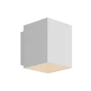 Biały minimalistyczny kinkiet SOLA WL SQUARE