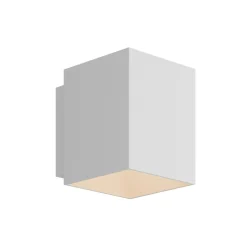 Biały minimalistyczny kinkiet SOLA WL SQUARE