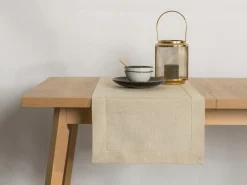 Bieżnik na stół beżowy MILANI 40x140 cm
