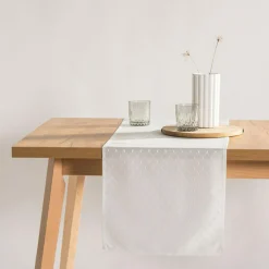 Bieżnik na stół biały KLARA 40x120 cm