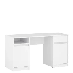 Biurko białe BILL 2D1S