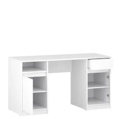 Biurko białe BILL 2D1S