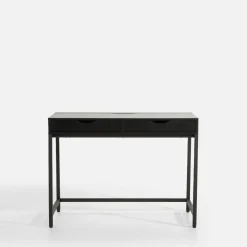 Biurko czarne z szufladą LYRICE