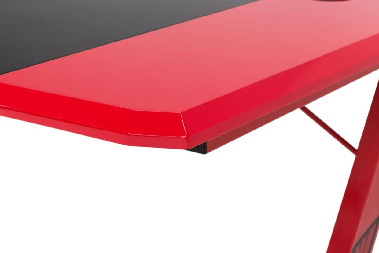 Biurko gamingowe NEON SKY czerwone