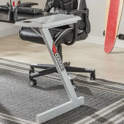 Biurko gamingowe NEON SKY białe