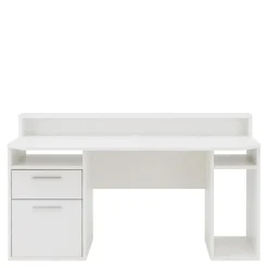 Biurko gamingowe TEZAUR białe